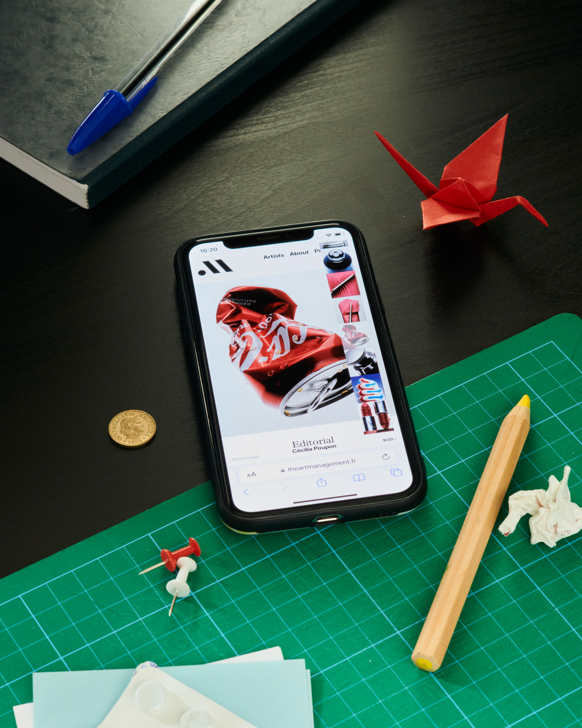 Laand Studio: The Art Management (Idenitity and Website Design)