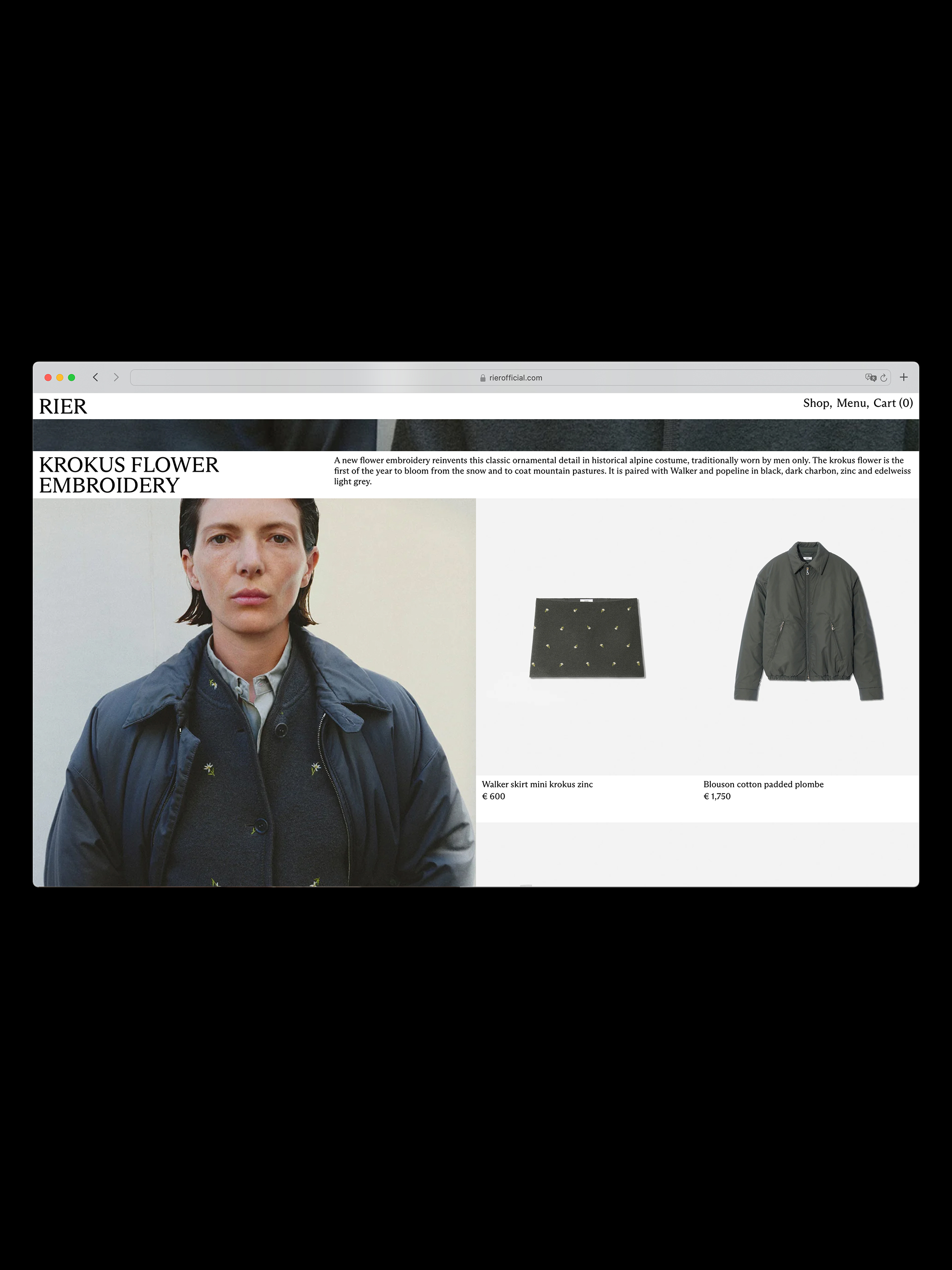 Laand Studio: Rier (Website Design)