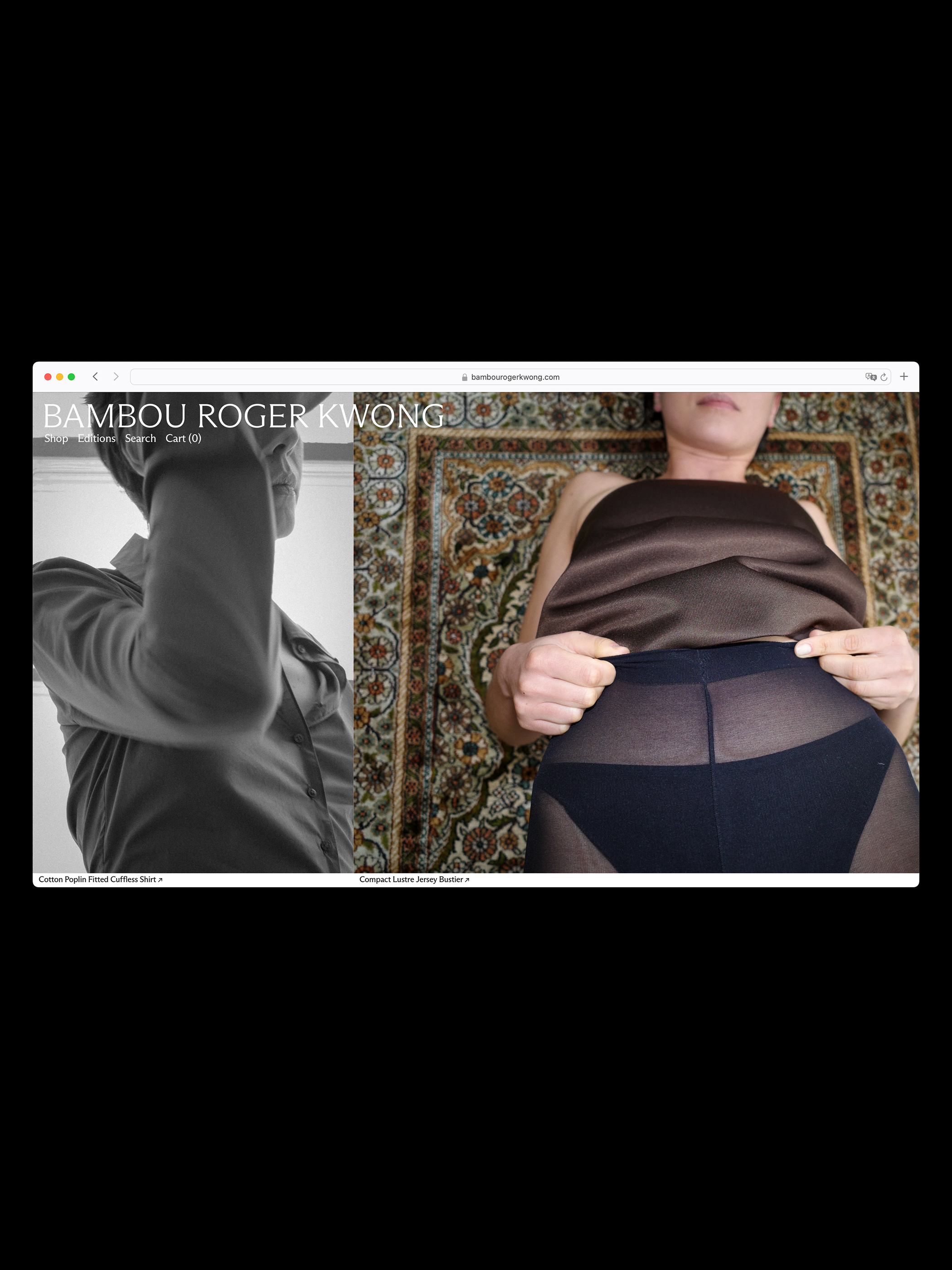 Laand Studio: Bambou Roger-Kwong (Identity and Website)